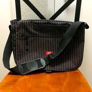 Dickies Pinstripe Messenger Bag